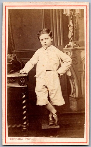 Cdv 1865 petit garçon allure - cdv,