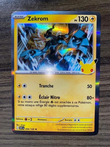 Carte pokémon zekrom - zekrom, 056/128