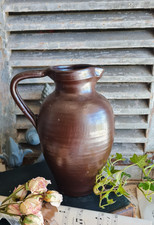 ANCIEN  PICHET POT GRES BEIGE