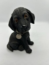 Labrador Retriever Puppy W/ Chain Collar & Tag 4.5“ Tall Cutest