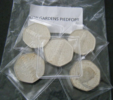 2019 Kew Gardens (IMPAIRED) Silver Proof 50p Piedfort Coin - Royal Mint