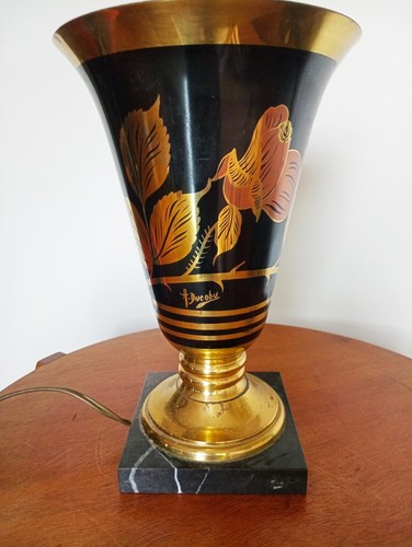Lampe art déco - déco, signé
