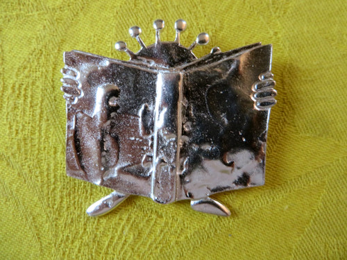 Broche vintage biche - de, bere