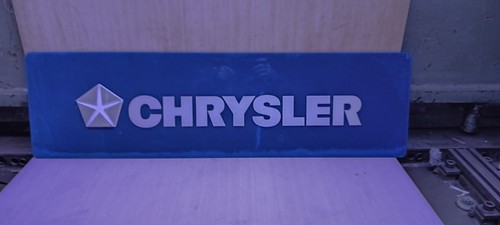 Plaque polycarbonate chrysler - plaque,