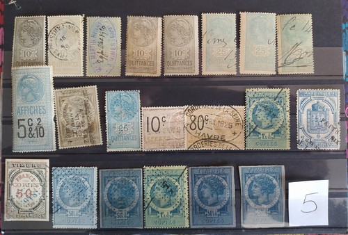 France lot timbres fiscaux - france,