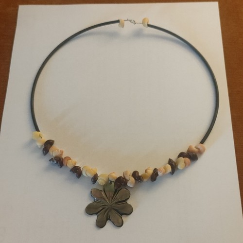 Collier ras cou - ras, noir