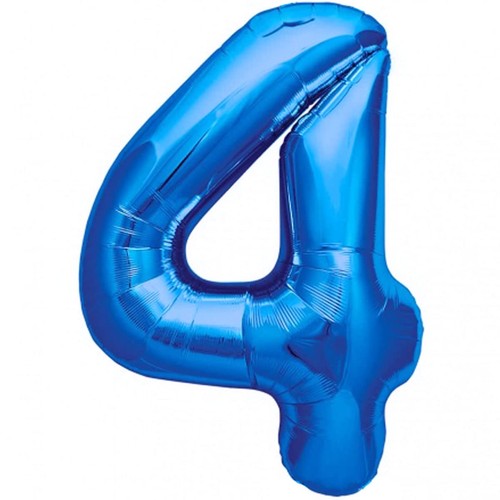 Ballon anniversaire numero 4 - 4,