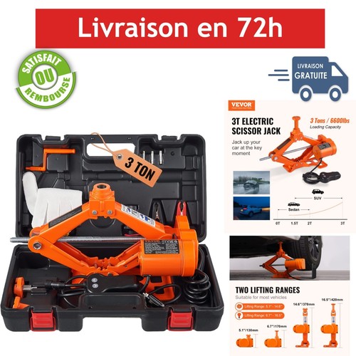 Vevor cric électrique - vevor, 3t