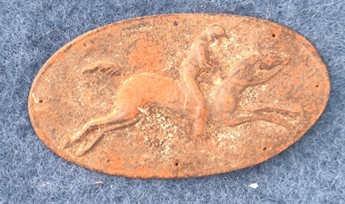 Plaque tôle fine cavalier - , en