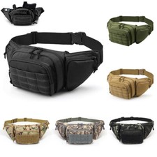 Tactical Military Pouch Waist Belt Bag Fanny Pack Outdoor Hiking Camping Carry