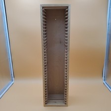 IKEA BOALT Wood Unfinished CD Holder Rack 35 Slots 23"x6"x5"