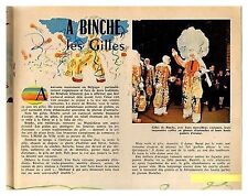 1961 DOCUMENT (ref Lim 0642)  CARNAVAL DE BINCHE LES GILLES   1p