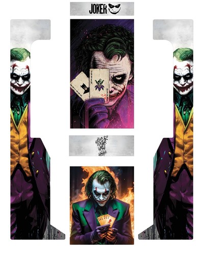 Stickers dartcab joker jeu - stickers,