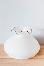 Bel Abat-Jour Opaline Blanc