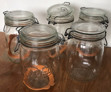 vintage 5 bocaux 18cm BOCAL