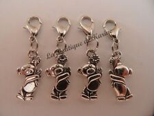 4 CHARMS BRELOQUE OURS ET