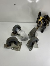 Ensemble de 4 roulette de chariot ainsi que leurs vis 2 fixe et 2 pivotante