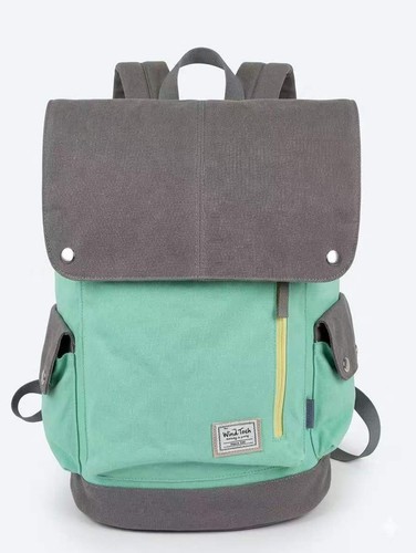 Sac dos toile mint - dos,