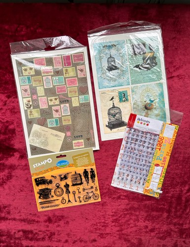 Lot 2 pages papier - de,