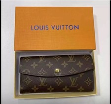Louis Vuitton Portefeuille Sarah Monogram Long Wallet Brown