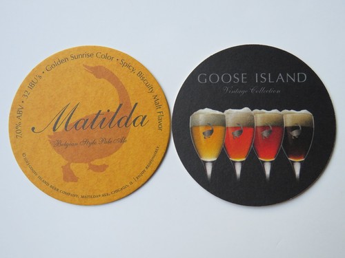 Bière dessous verre oie - bière,