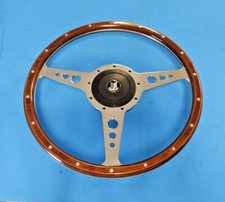 New 14" Laminated Wood Steering Wheel & Hub Adaptor Triumph Spitfire 1977-80