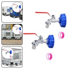 Connecteur pratique de robinet de godet IBC tonne assure un transfert d'eau en d