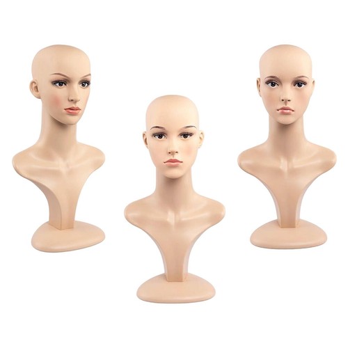 Tête mannequin femme - tête, de