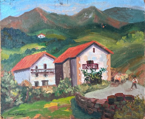 Ancien tableau colombani - ancien,