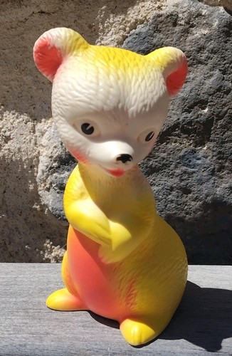 Figurine pouet ourson vintage - figurine,
