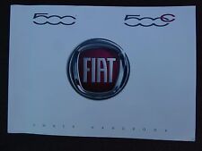FIAT 500 & 500C HANDBOOK OWNERS MANUAL FACELIFT 2015-2019 PRINT 07.2015 GENUINE