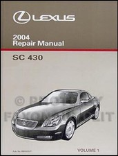 2004 Lexus Sc 430 Atelier
