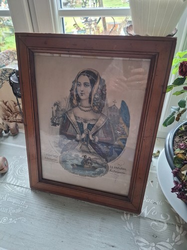 Gravure ancienne encadrée - ,