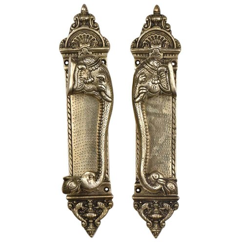Poignée porte laiton - porte,