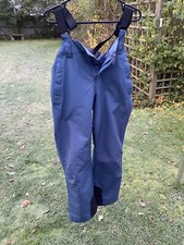 Ski Trousers Protest 10K Waterproof Youth 14-16 Years Petrol Blue Ski Salopettes