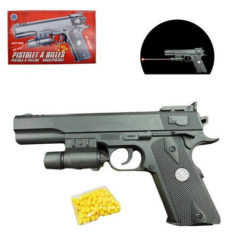 Pistolet billes avec laser - à,
