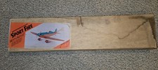 Vintage 70s Sure Flite Sport Fire Radio Control RC Airplane Kit,Spitfire,.29-.40