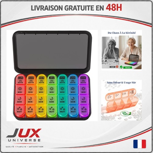 Pilulier semainier jours - pilulier,