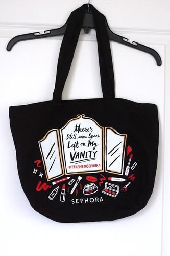 Sephora black shopping tote - sephora,