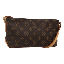 LOUIS VUITTON Monogram Trotteur Shoulder Bag M51240 LV Auth PP688