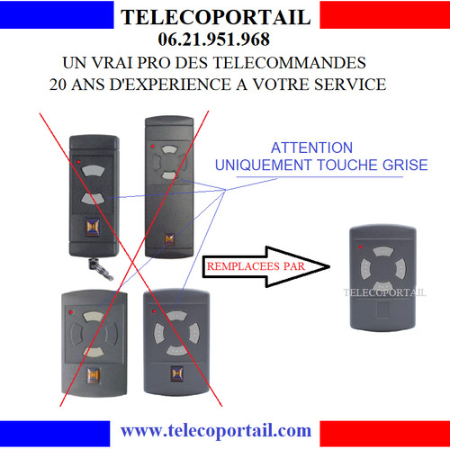 Telecommande compatible porte - telecommande,