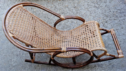 Rocking chair enfant rotin - en,