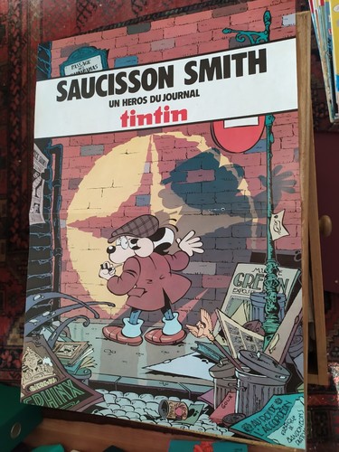 Tintin poster saucisson smith - saucisson,