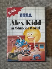 Master System ALEX KIDD in Shinobi World Red PAL REGION FREE *Works in US*