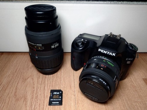 Pentax k100d double lens kit - k100d,