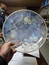 Coupe verre opalescent décor