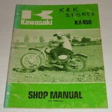 Kawasaki 1974 Kx450 Service Manual Shop Repair Kx 450