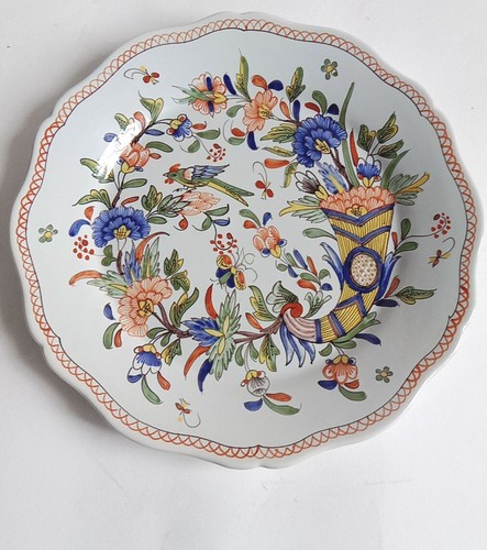 Assiette cornes abondance et - cornes,