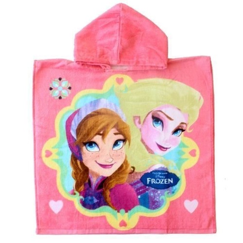 Poncho bain rose - bain, à
