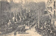 Old postcard 83 catastrophe du iena parade des coffins